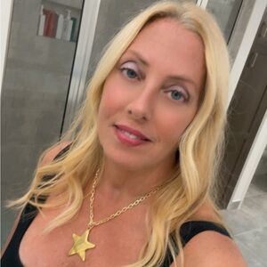 Gold  Large Star Pendant Necklace